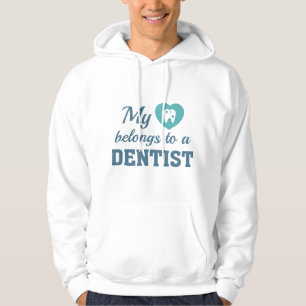 Veste À Capuche Coeur Appartient Dentiste
