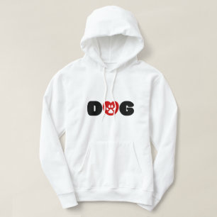 Veste À Capuche Coeur d'amour de chien