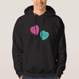Veste À Capuche Coeurs de conversation de bonbons Provo Utah Valen