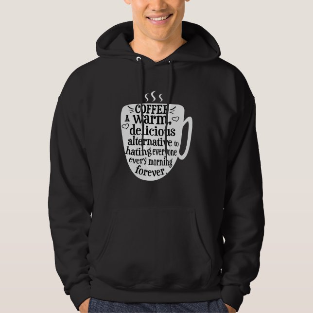 Veste À Capuche Coffee Addict (Devant)