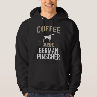 Veste À Capuche Coffee and German Pinscher Dog