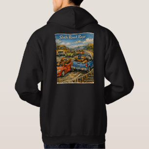 Veste À Capuche Colère de paresseux sur la route – Aquarelle de vo