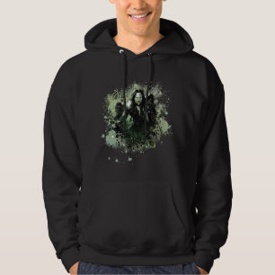 Veste À Capuche Collage verdâtre de vecteur d'Aragorn