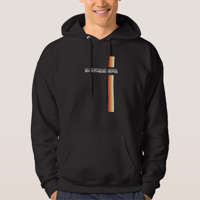Veste À Capuche Collecteur de synthétiseur de synthétiseur de synt (Devant)