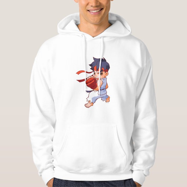 Veste À Capuche Combattant Ryu 2 de poche (Devant)