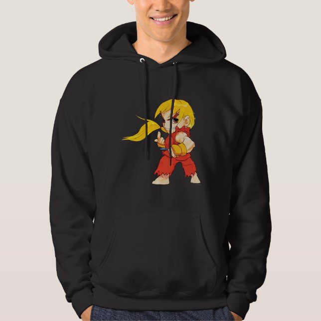 Veste À Capuche Combattant superbe II Turbo Ken de puzzle (Devant)