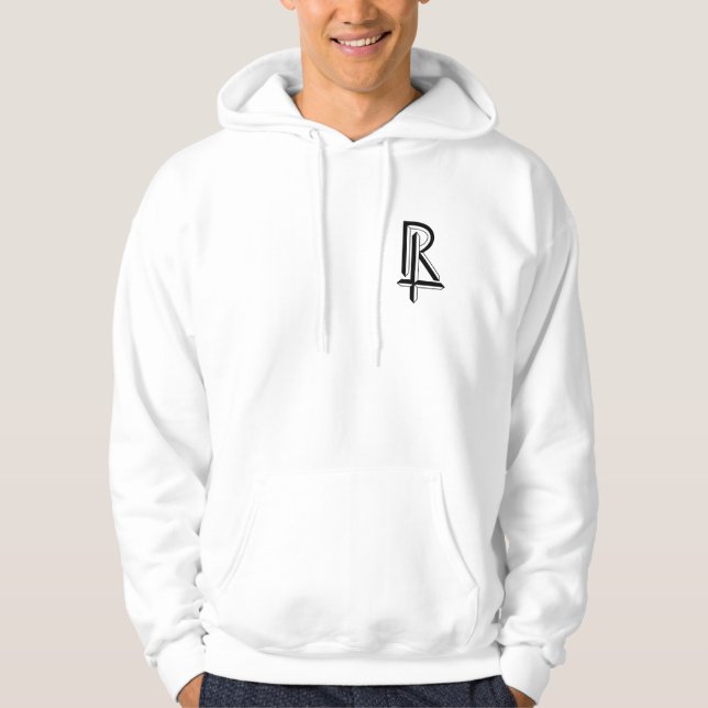 Veste À Capuche combinaison de lettres R et T (Devant)