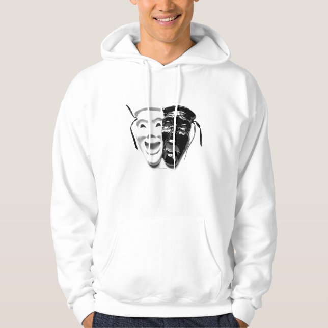 Veste À Capuche Comédie et tragédie (Devant)
