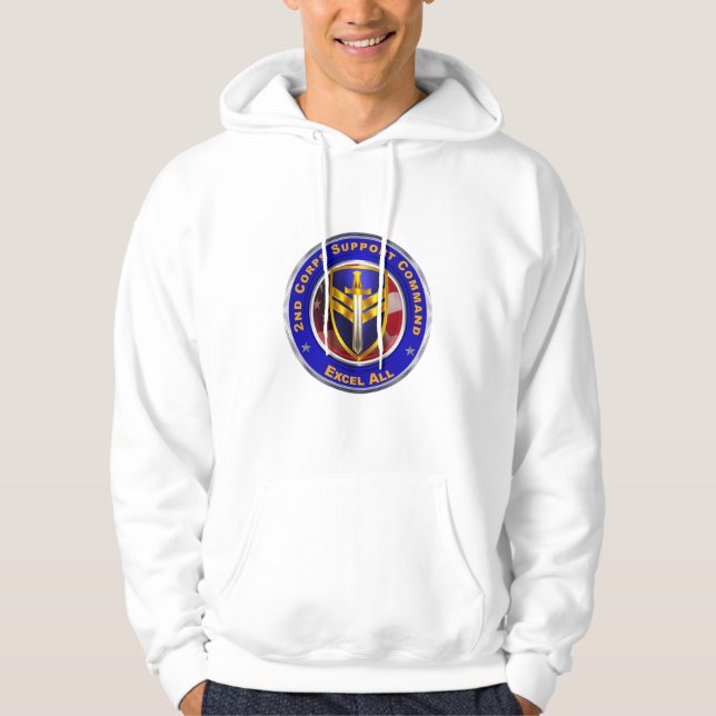 Veste À Capuche Commandement du soutien du 2e Corps (Devant)