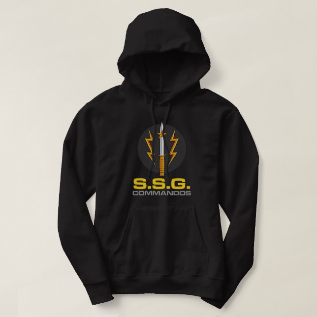 Veste À Capuche Commandos SSG Forces spéciales de l'armée pakistan (Design devant)