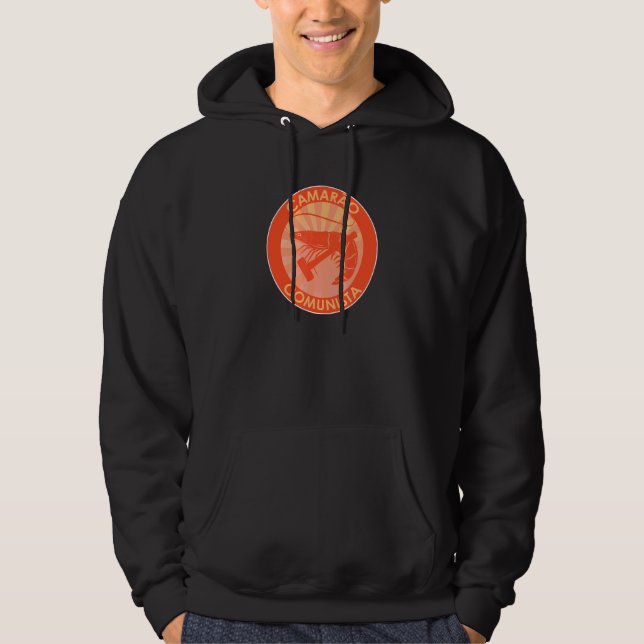 Veste À Capuche Communist Shrimp Comrade Meme Lula 2022 Brazil (Devant)