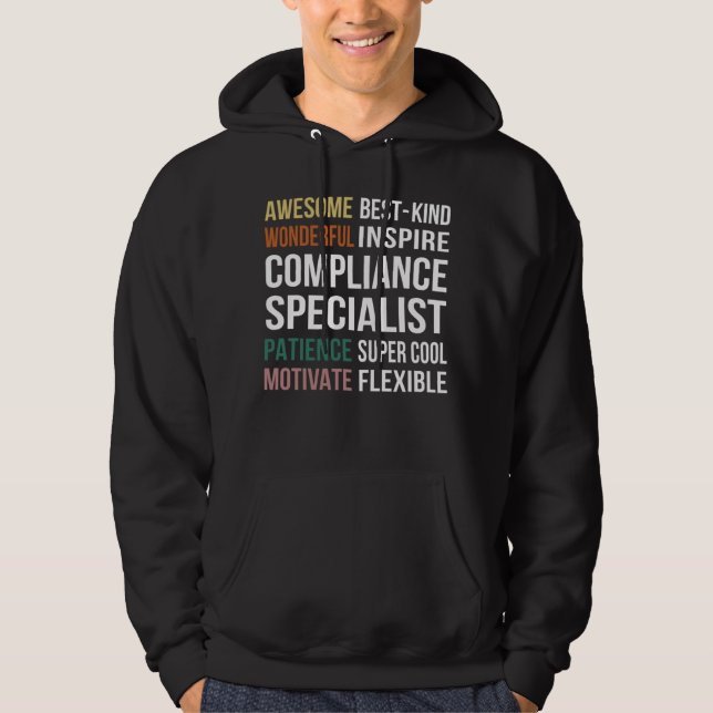Veste À Capuche Compliance Specialist  Appreciation (Devant)
