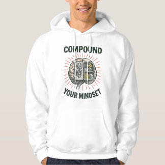 Veste À Capuche Compound Your Mindset Financial Growth Vault Brain