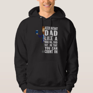 Veste À Capuche Comptable homme Papa sur qui compter Expert fiscal