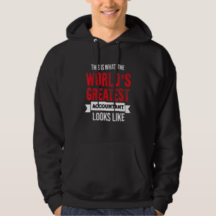Veste À Capuche Comptable le plus grand du monde Tenue de livres