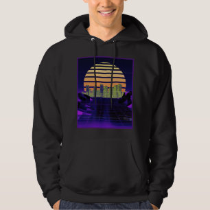 Veste À Capuche Conception à vagues violentes hommes