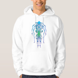 Veste À Capuche Conception Abstraite de tatouage de poulpe tribal 