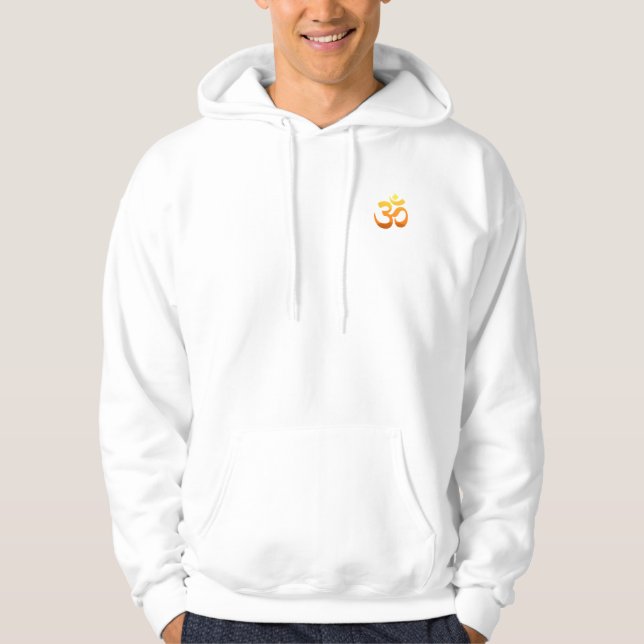 Veste À Capuche Conception Avant Et Arrière Mens Sweatshirt Couver (Devant)
