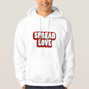 Veste À Capuche Conception d'amour diffus