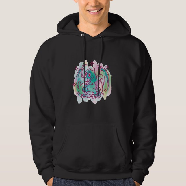 Veste À Capuche Conception de bébé dragon (Devant)