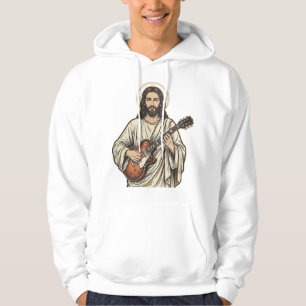 Veste À Capuche Conception de chemise de gravure de guitariste sac