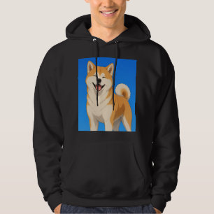 Veste À Capuche Conception de chien Akita heureux