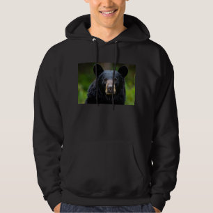 Veste À Capuche Conception de la nature sauvage de l'ours noir