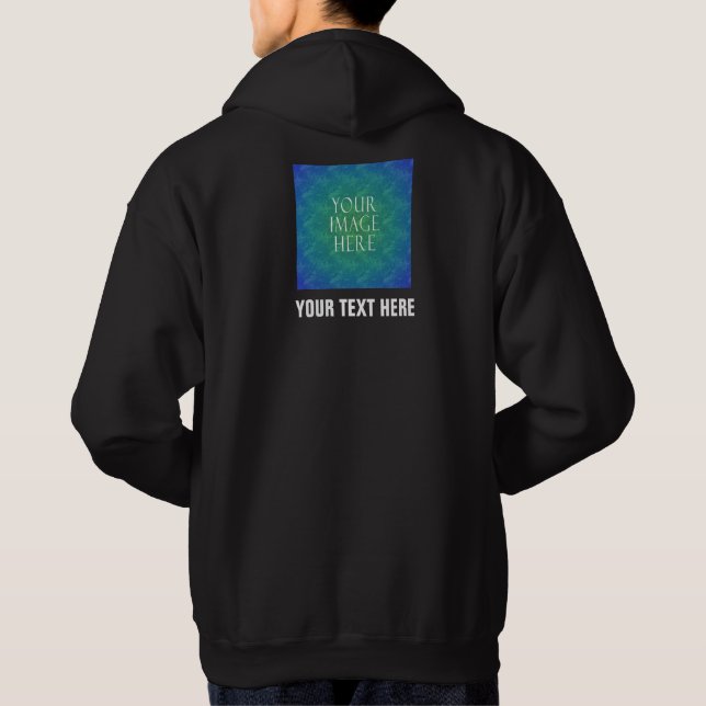 Veste À Capuche Conception de l'image et du texte (Dos)