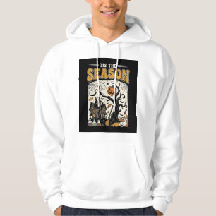 Veste À Capuche Conception de maison hantée Halloween c'est la sai