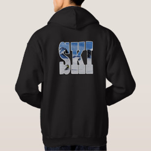 Veste À Capuche Conception de montagne de ski Sports d'hiver