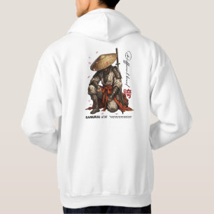 Veste À Capuche Conception de streetwear japonais Guerrier Fleur d