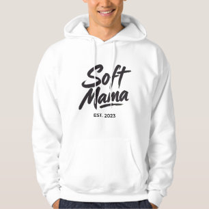 Veste À Capuche Conception de t-shirt Soft Mama Est 2023 - Écritur