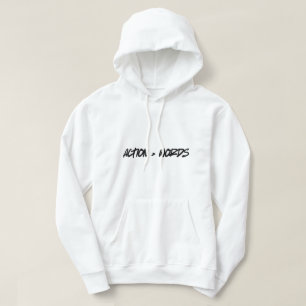 Veste À Capuche Conception de texte motivationnel Mots d'action T-