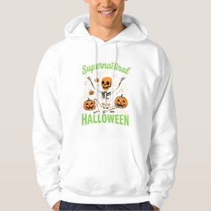 Veste À Capuche Conception de vecteur de squelette surnaturel Hall