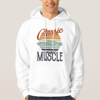 Veste À Capuche Conception de voiture de muscle classique pour hom