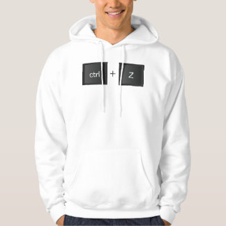 Veste À Capuche Conception du bouton du clavier Ctrl+Z "ANNULER"