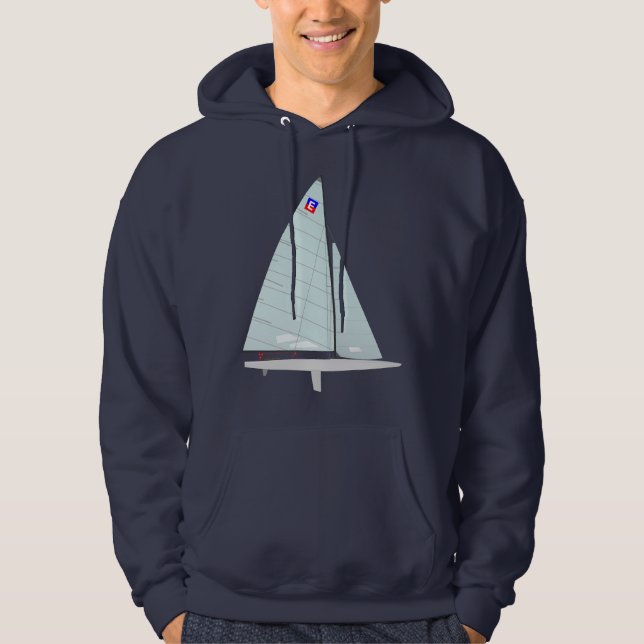Veste À Capuche Conception du chaland un d'E emballant le voilier (Devant)