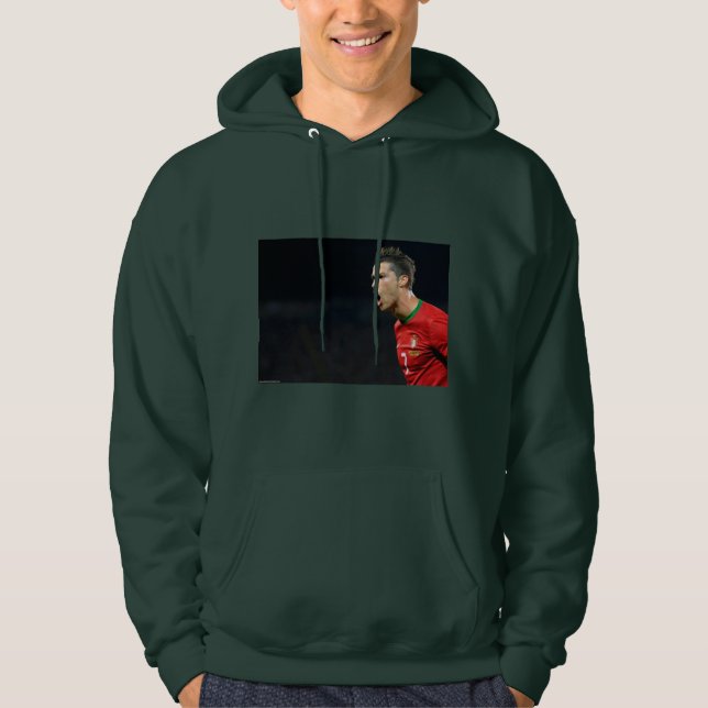 Veste À Capuche Conception photo du joueur de football RONALDO (Devant)