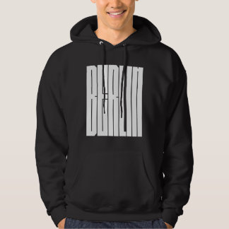 Veste À Capuche conception typographique de la ville de Berlin