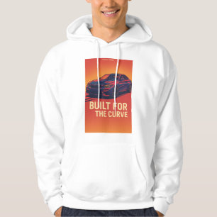 Veste À Capuche Conçu pour la Courbe - Poster de voiture de sport
