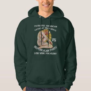 VESTE À CAPUCHE CONDAMNE LES CHRÉTIENS ÉVANGÉLIQUES DHS CBP JÉSUS