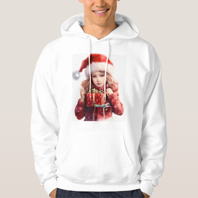 Veste À Capuche "Confort classique : Sweatshirt essentiel à capuch (Devant)