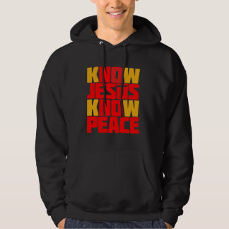 VESTE À CAPUCHE CONNAÎTRE JÉSUS CONNAÎTRE LA PAIX
