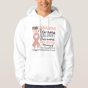Veste À Capuche Conscience de cancer du corps utérin de soutien