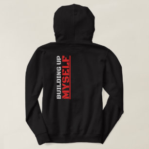 Veste À Capuche Construire Moi-Même Graphique Streetwear Fitness G