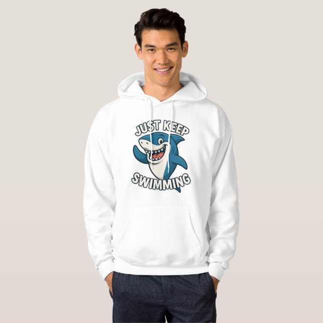 Veste À Capuche Continuez À Nager (Devant entier)