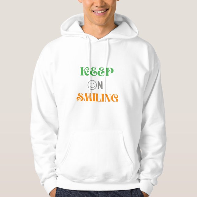 Veste À Capuche Continuez À Sourire (Devant)
