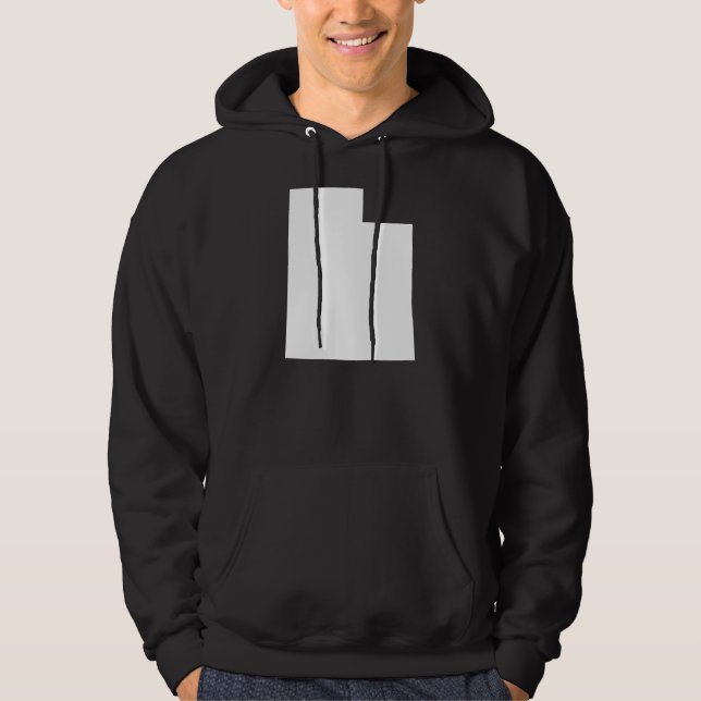 Veste À Capuche Contour d'état de l'Utah (Devant)