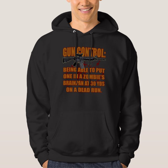 Veste À Capuche Contrôle des armes (Devant)