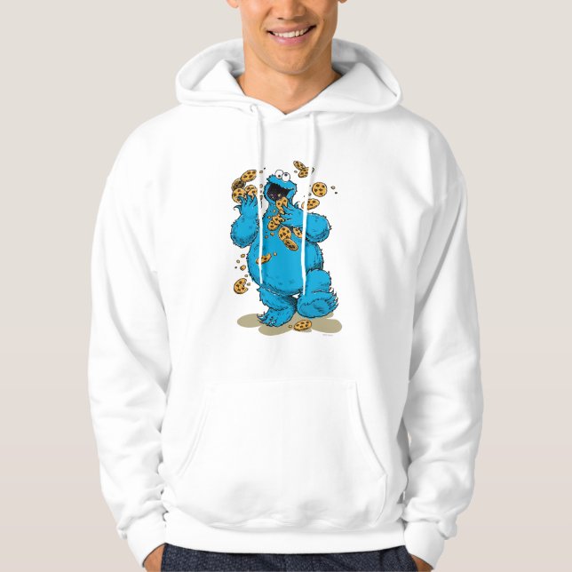 Veste À Capuche Cookie Monster Crazy Cookies (Devant)